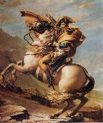 Jacques-Louis David Napoleon Crossing the Alps oil